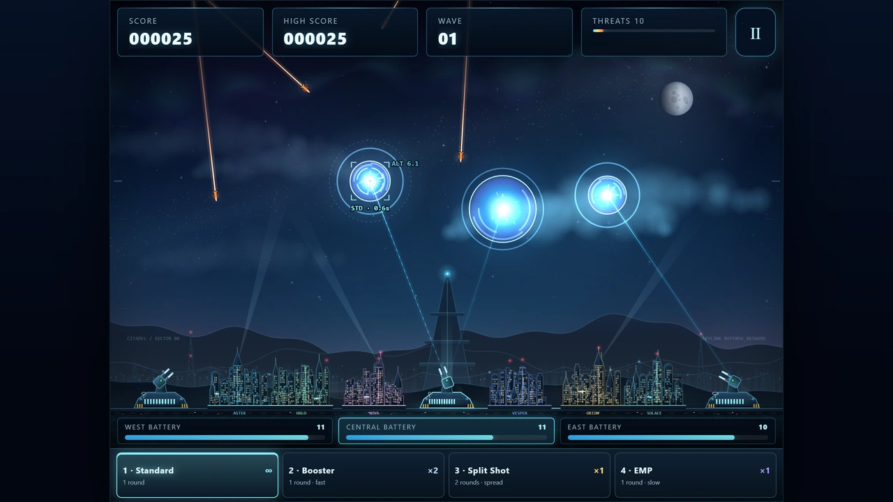 CITADEL INTERCEPT alternate action gameplay view