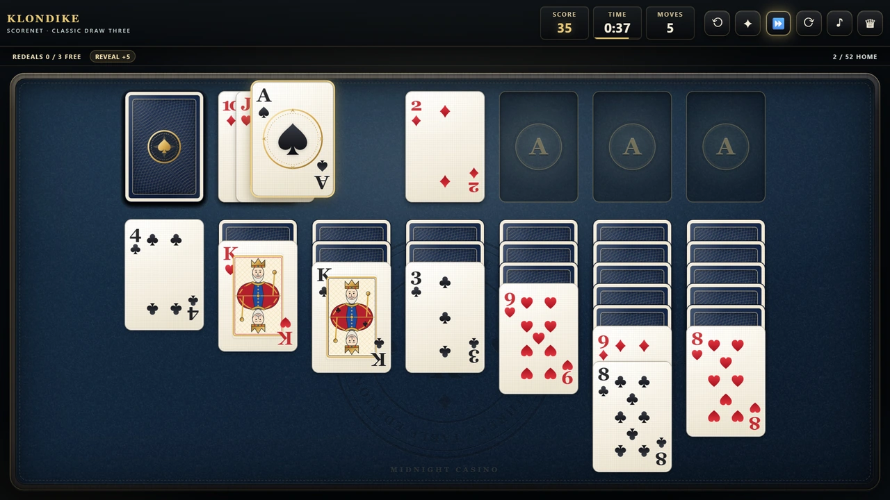 KLONDIKE gameplay screenshot