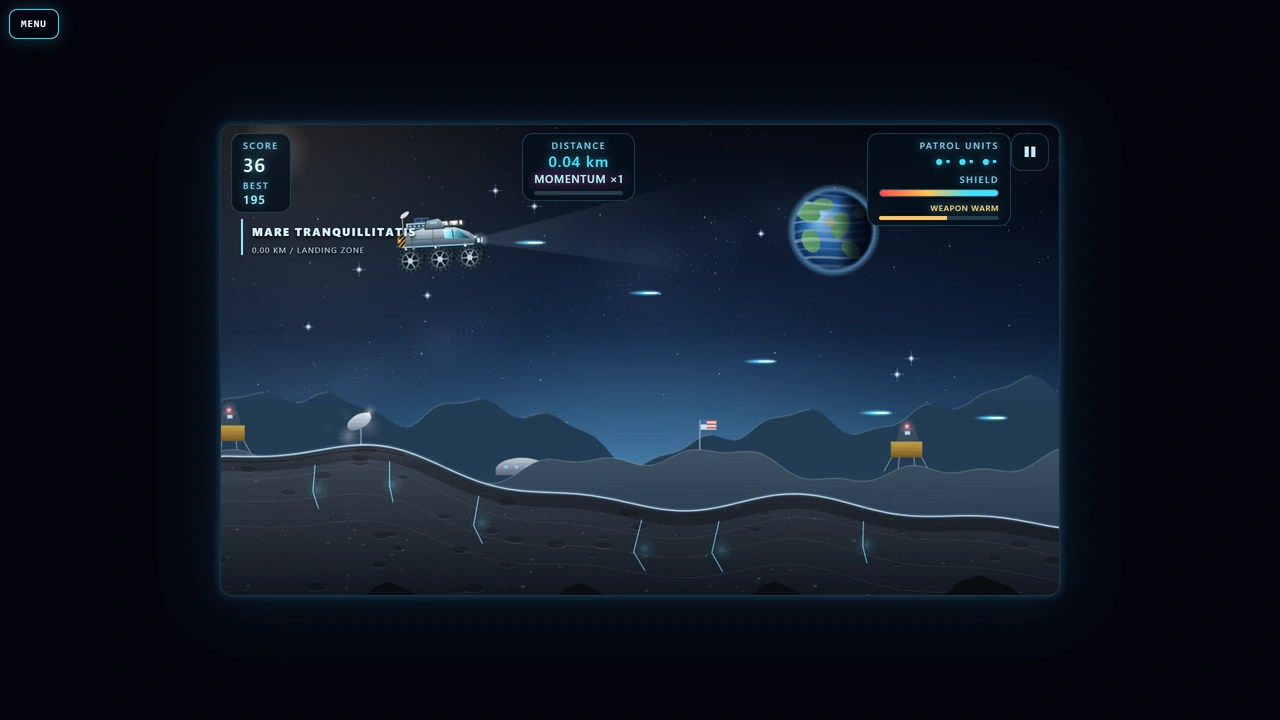 REGOLITH alternate action gameplay view
