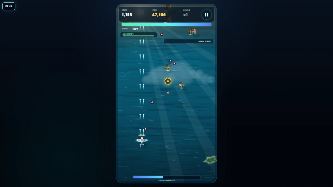 STORMLINE ASSAULT alternate action gameplay view