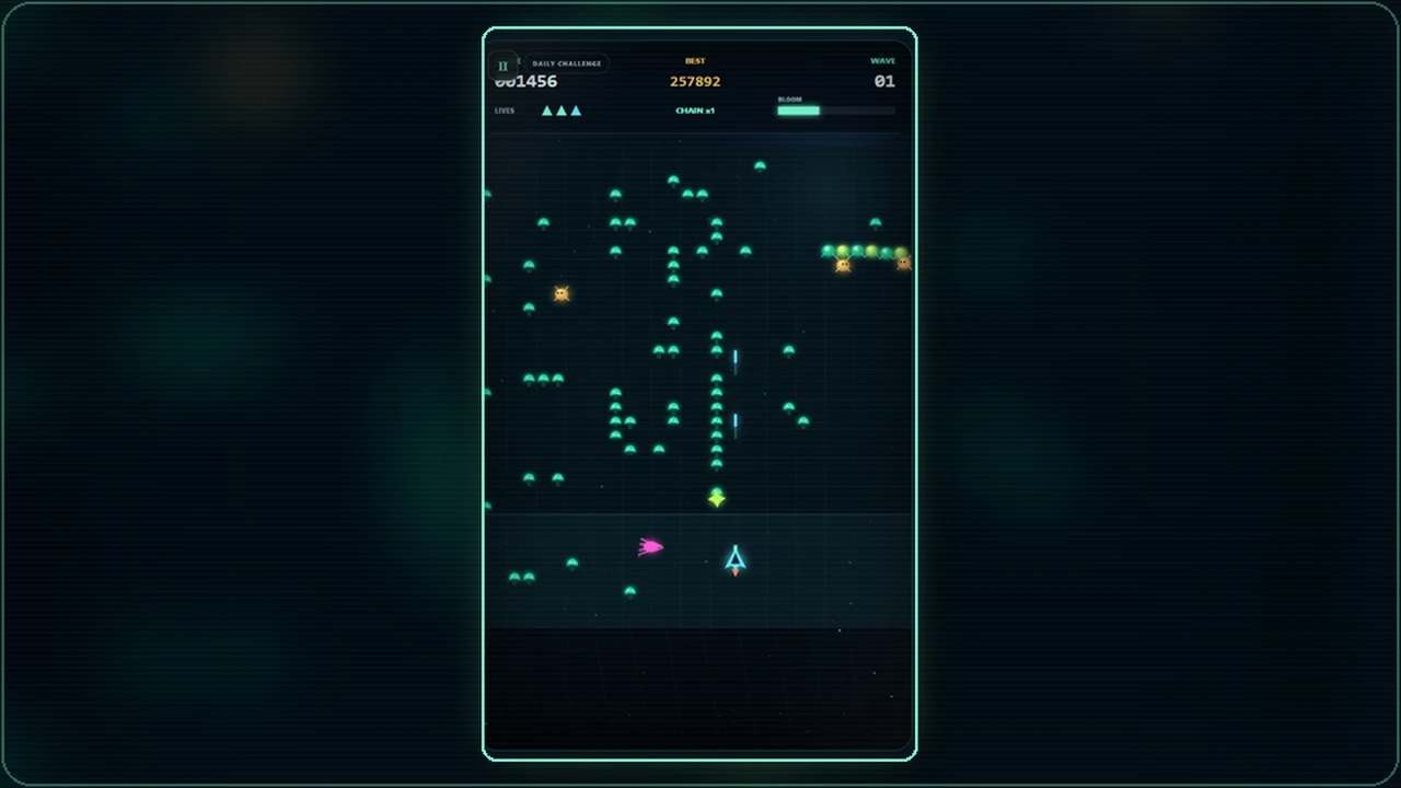 BLOOMSTRIKE bio-chain survival gameplay