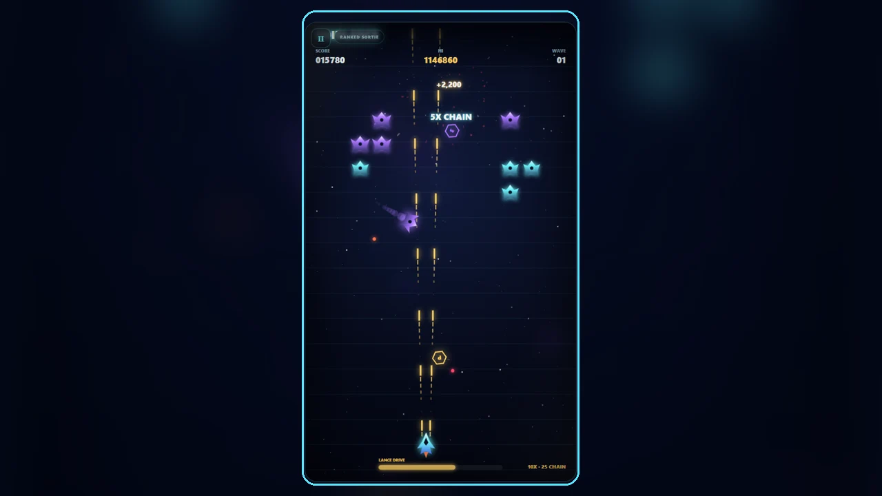 VOIDLANCE action gameplay view
